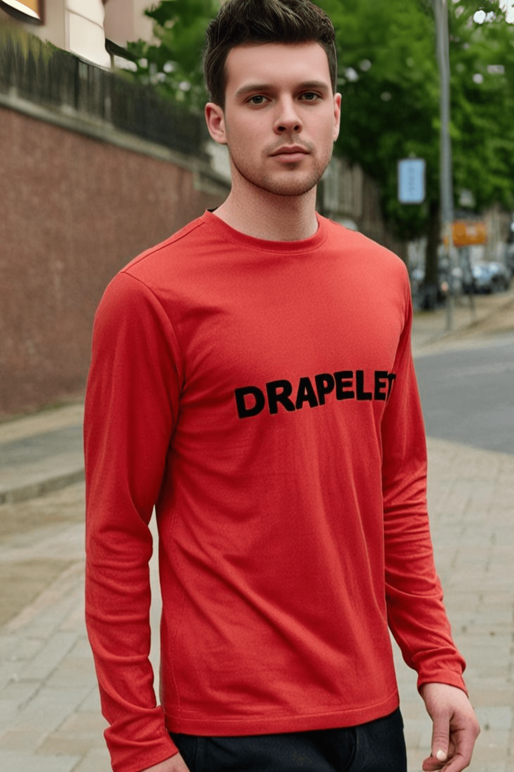 Red Full Sleeve Tshirt