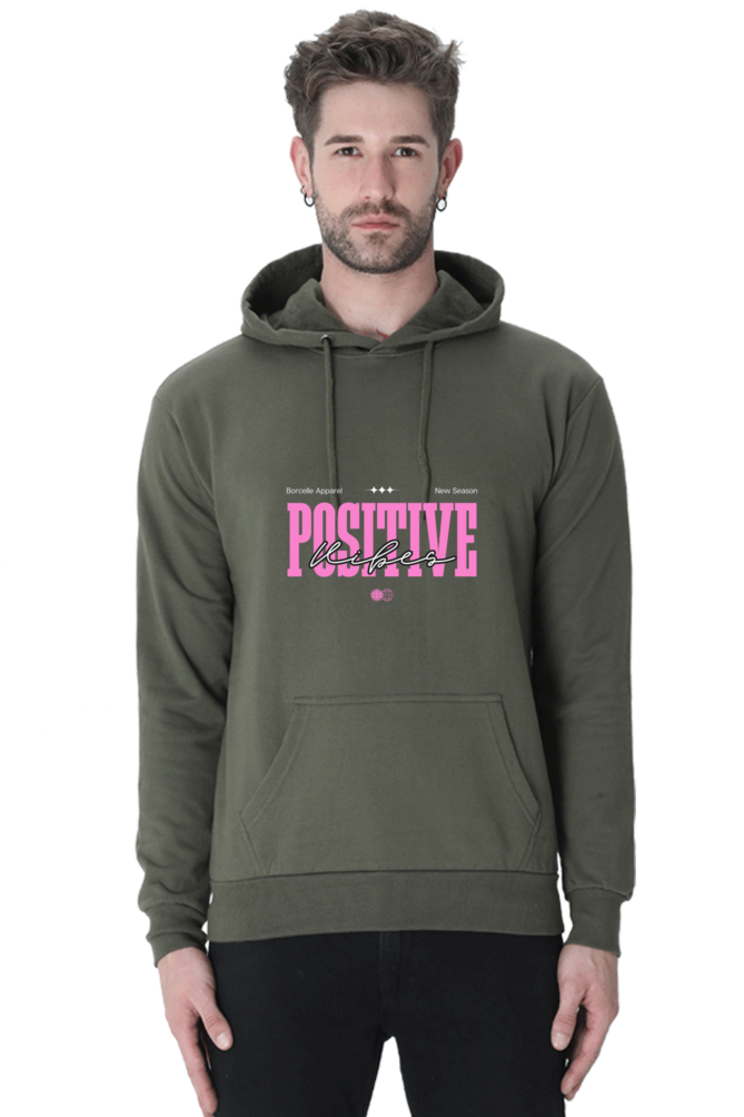 Men's Positive Vibes Hooded Sweatshirt