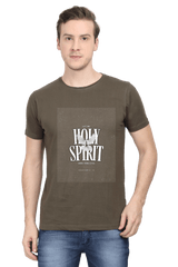 Men's Round Neck Half Sleeve Holy Spirit T-Shirt