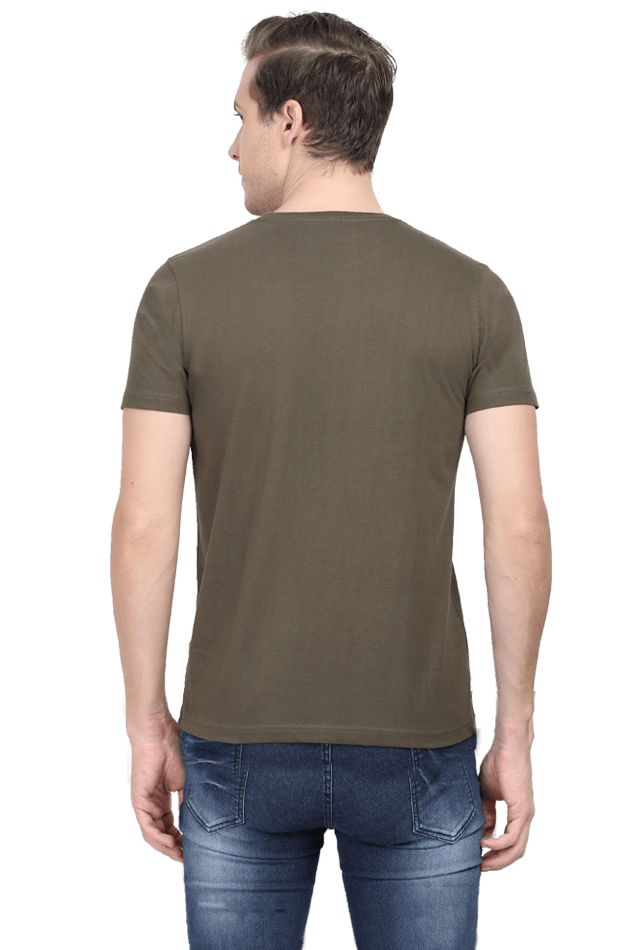 Men's Round Neck Half Sleeve Holy Spirit T-Shirt