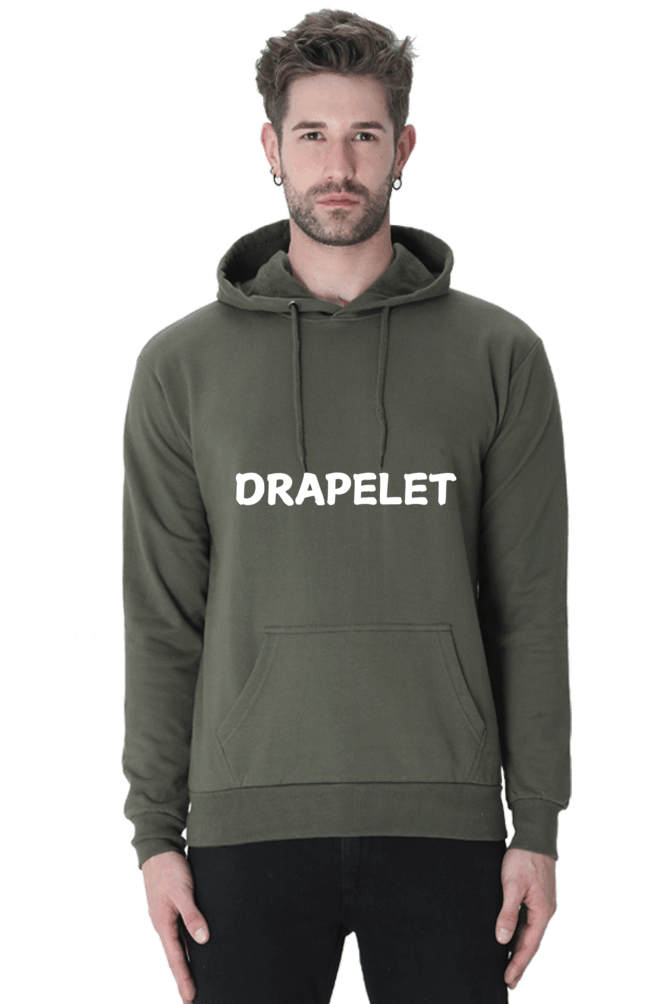 Unisex Hooded Drapelet Sweatshirt