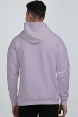 Men's Wanderlust Vibes Lavendar Oversized Hooded Sweatshirt