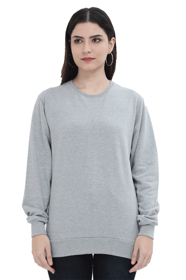 Unisex Plain Sweatshirt