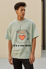 Unisex Tea Mug Terry Cotton Oversized T-shirt