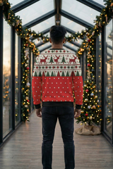 Men's Nordic Fair Isle Christmas AOP Sweatshirt