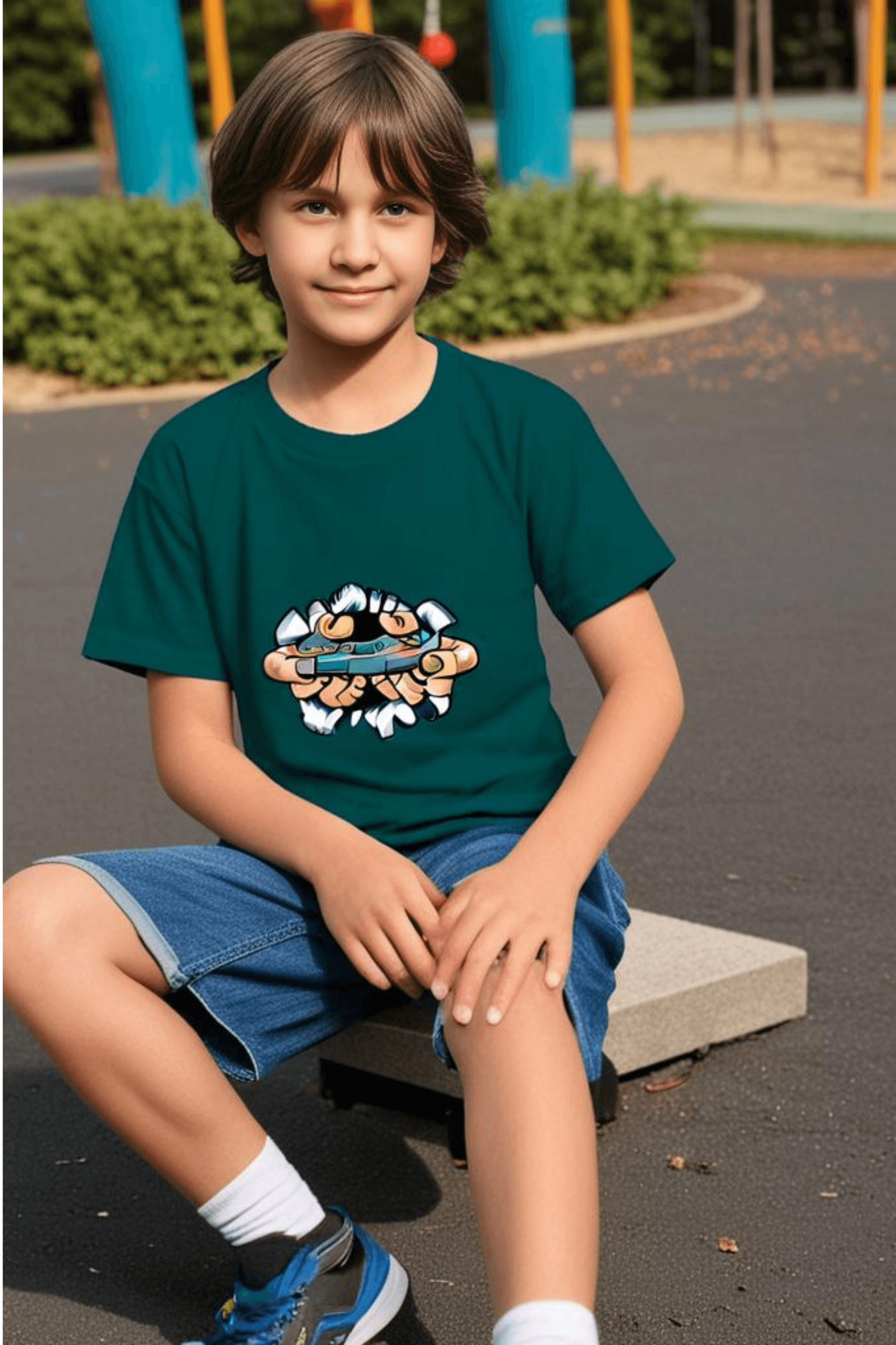 Boys Round Neck Half Sleeve tshirts