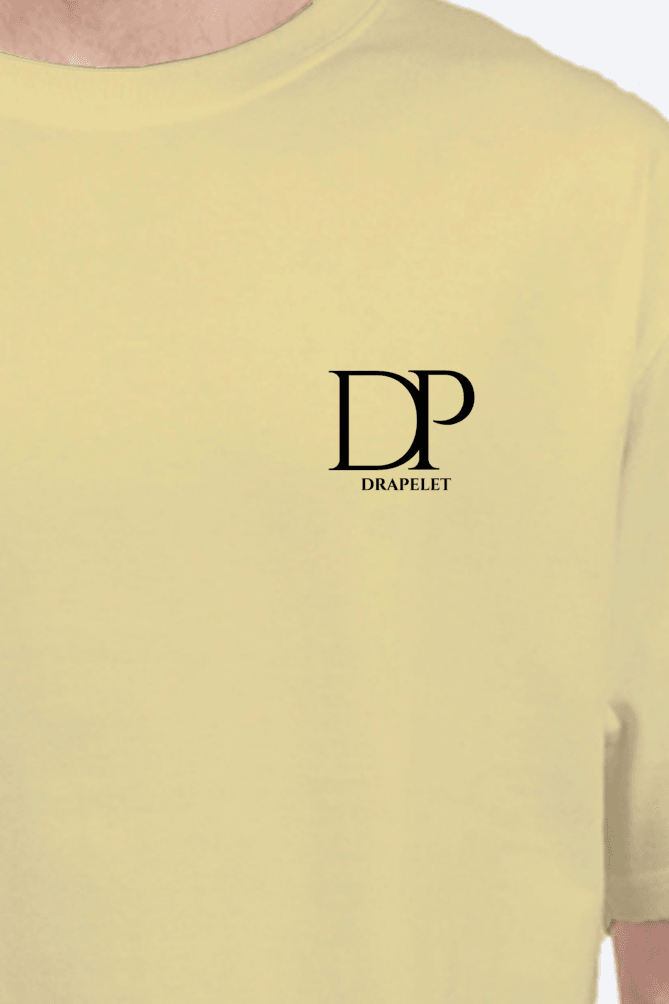 Unisex Beige Oversized Standard T-Shirt