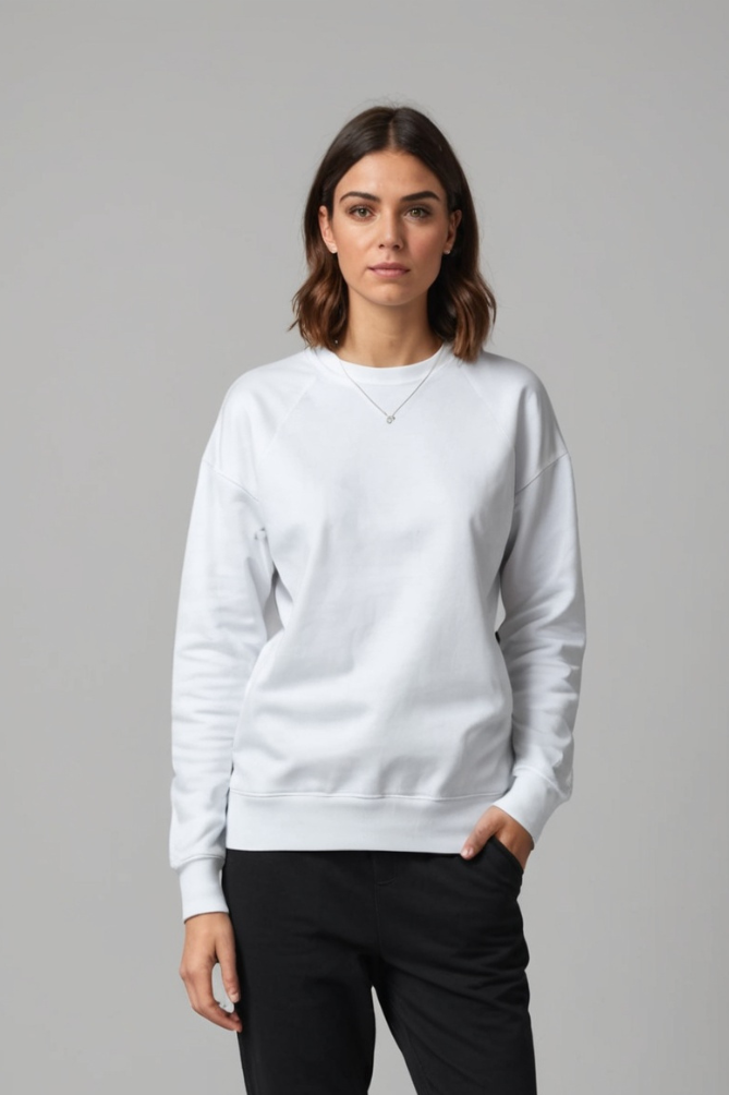 Unisex Plain Sweatshirt