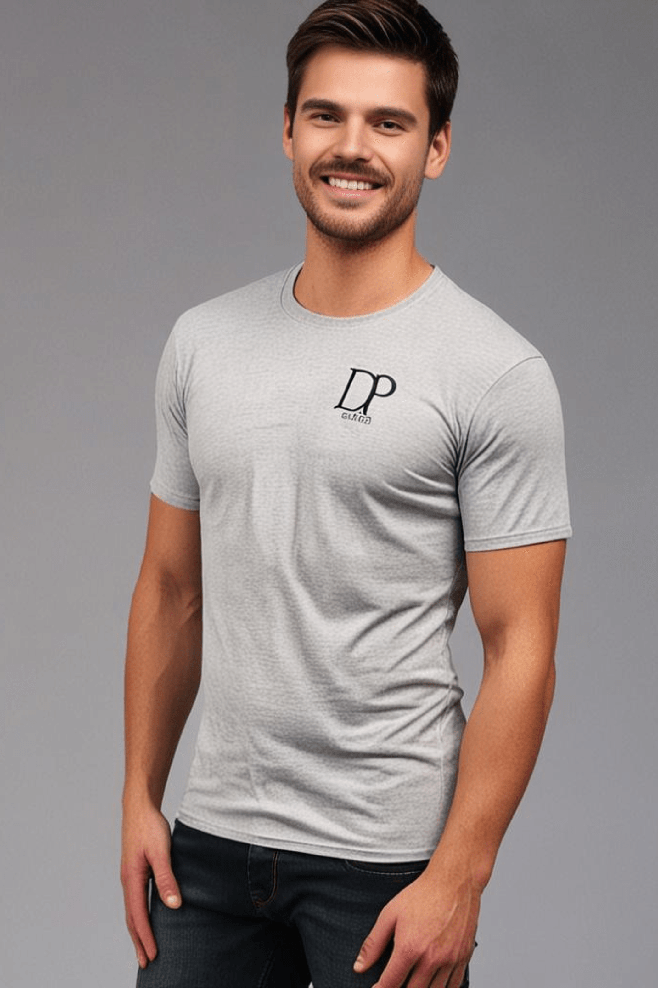 Men's Round Neck Half Sleeve Classic T-shirt