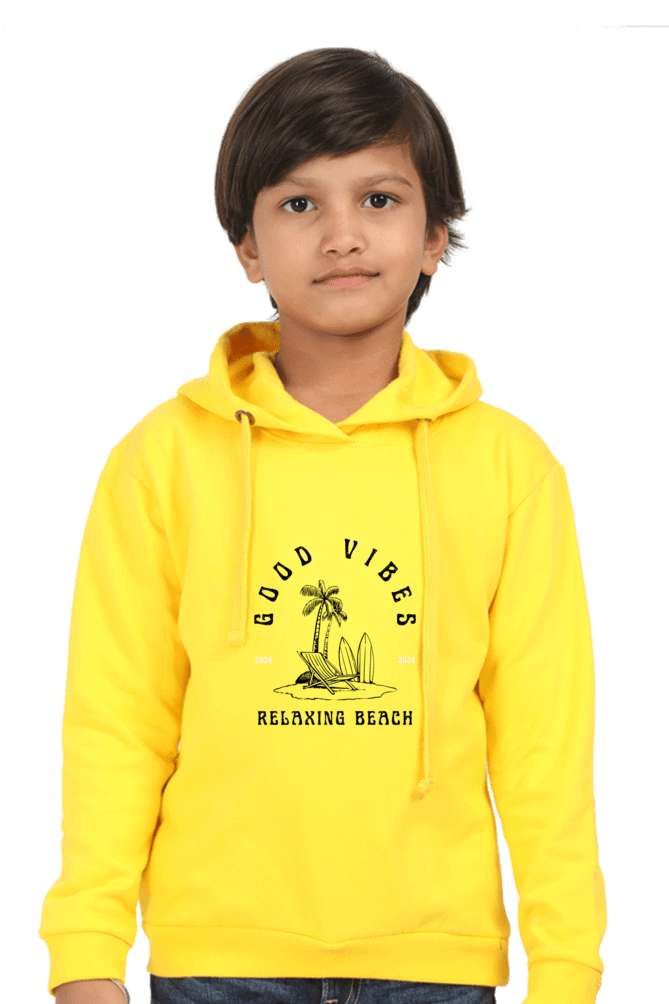 Yellow Hooded Sweatshirt