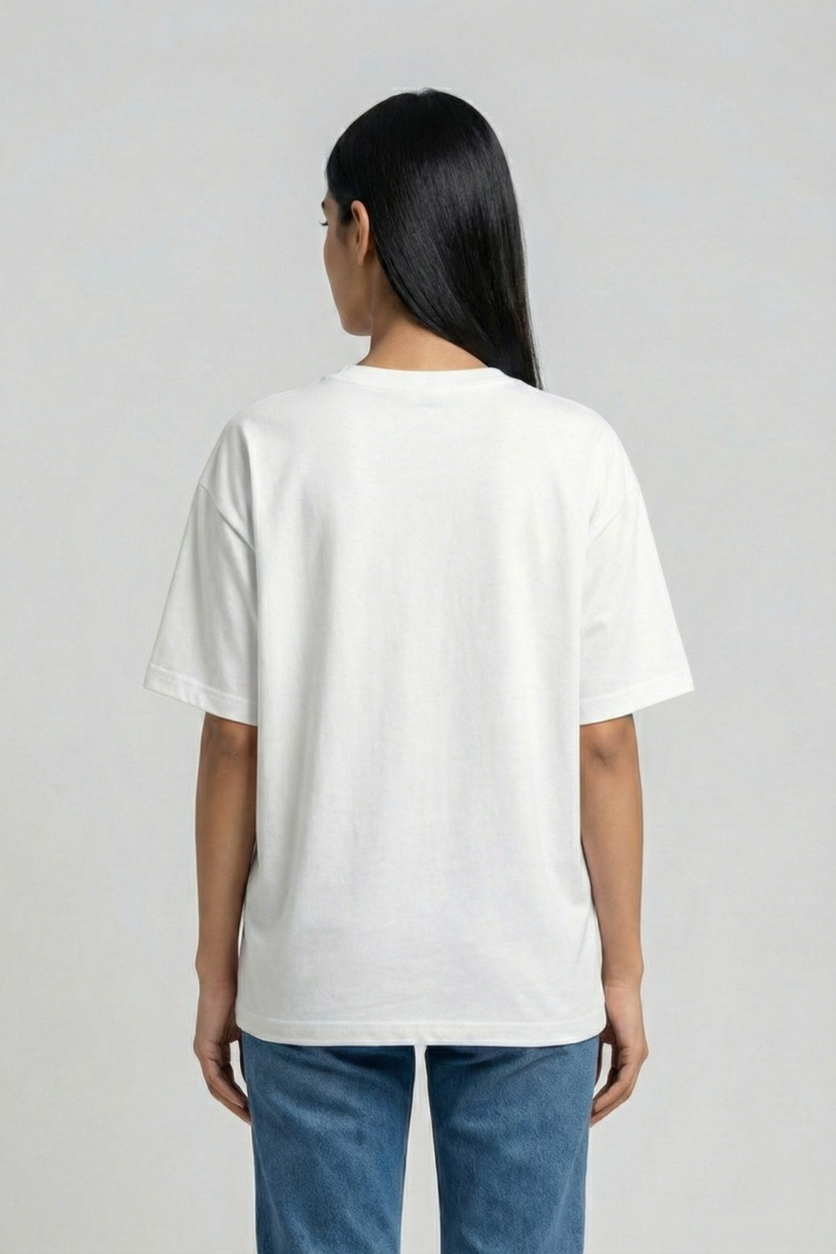 Women's Eat Sleep Play Holi Repeat – Classic Oversized White T-Shirt