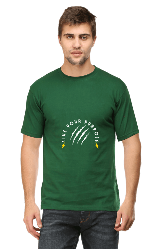 Men's Round Neck Half Sleeve Inspirational T-Shirt