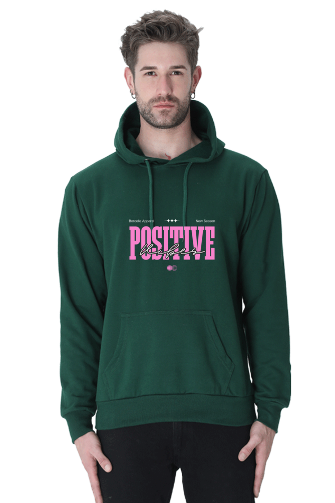 Men's Positive Vibes Hooded Sweatshirt