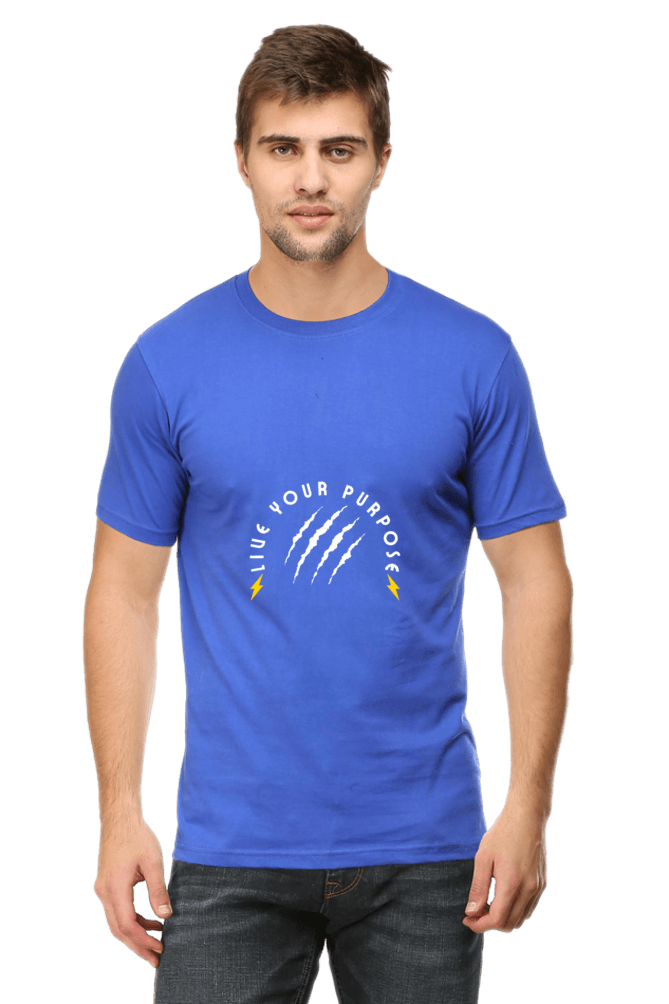 Men's Round Neck Half Sleeve Inspirational T-Shirt