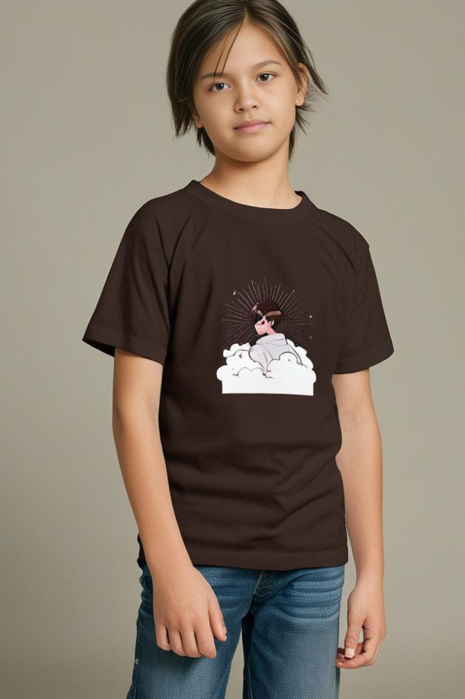 Boys Round Neck Half Sleeve Dreamer T-shirt