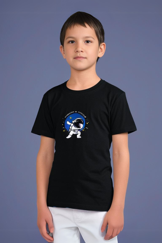 Round Neck Half Sleeve Astronaut T-shirt