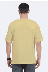 Unisex Beige Oversized Standard Tshirt
