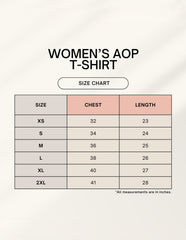 Women's Decorative Floral Print Half Sleeve T-shirt