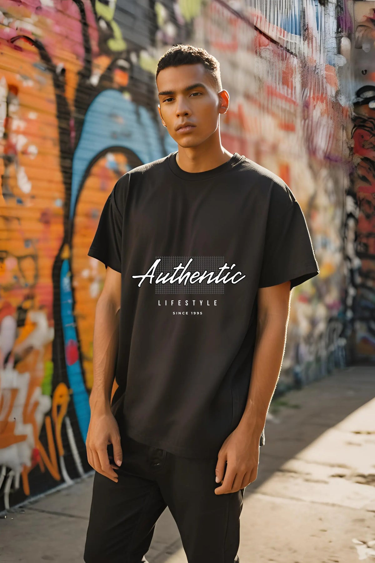 Unisex Round Neck Half Sleeve Authentic Tshirt