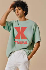 Unisex Jade Extreme Terry Cotton Oversized T-shirt