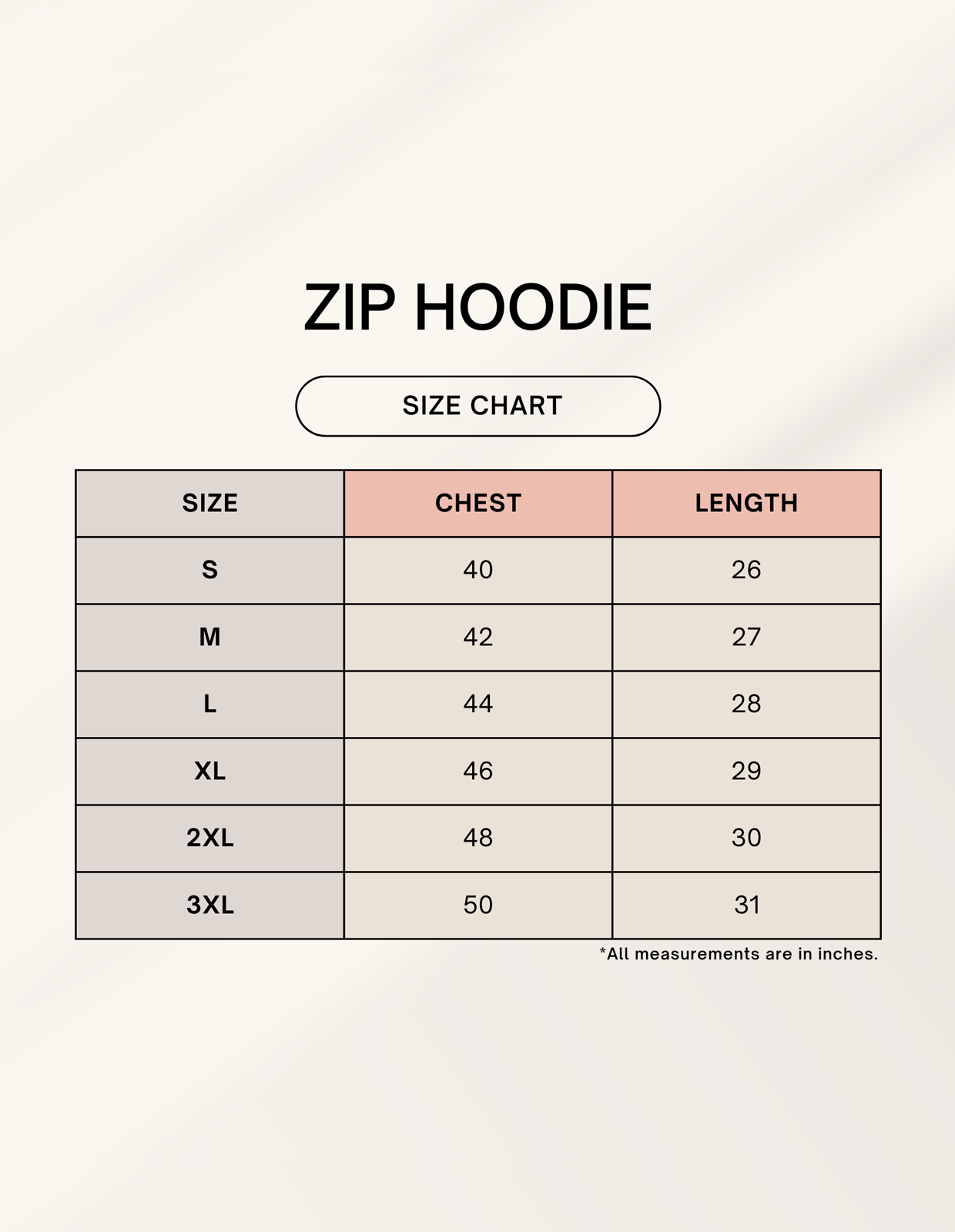 Women's Plain White Zipped Hoodie